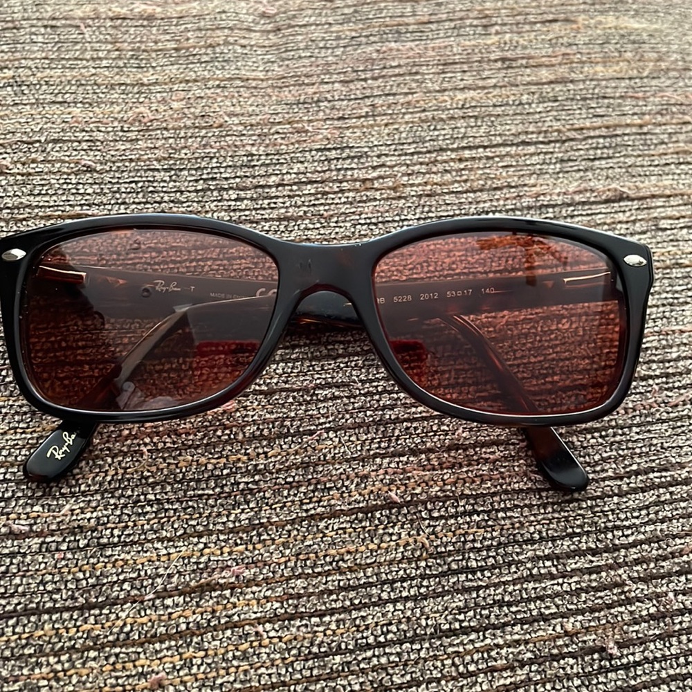 Authentic Ray-Ban RX dark tortoise sunglasses
